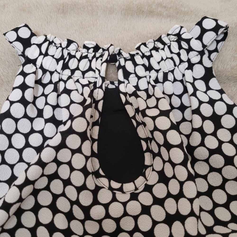 Adrianna Papell Moody Dot Maxi Halter Dress size 4 - Picture 10 of 15